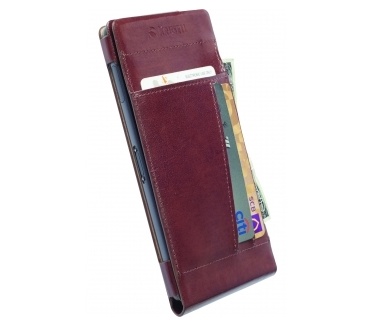 Krusell Krusell Kalmar WalletCase Sony Xperia Z3 (Brown)