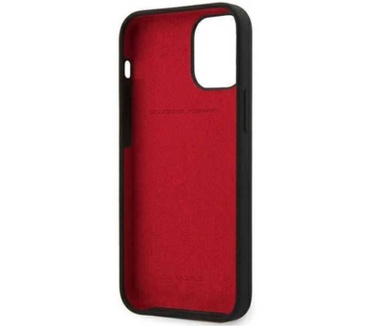 Ferrari SF Silicone Case voor Apple iPhone 12 Mini (5.4") - Zwart Zwart