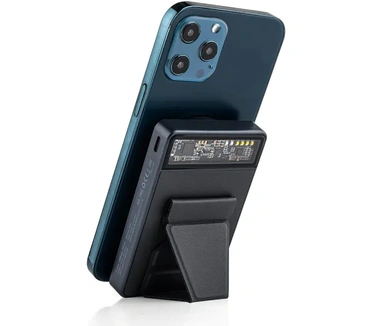 Mojogear Wireless Phone+Watch 10.000mAh Powerbank voor Smartphone en Apple Watch - Draadloos & Magnetisch - Ook geschikt voor MagSafe