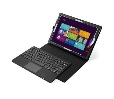 qMust Microsoft Surface Pro 4 Bluetooth Keyboard Case - verwijderbaar toetsenbord - Black