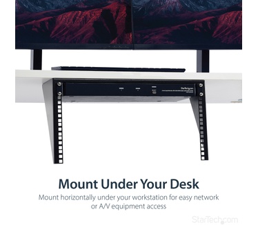 Startech.com Verticaal wandmonteerbaar server rack 19" 6U (RK619WALLV)