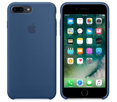 Apple iPhone 7 plus Siliconenhoesje  Blauw