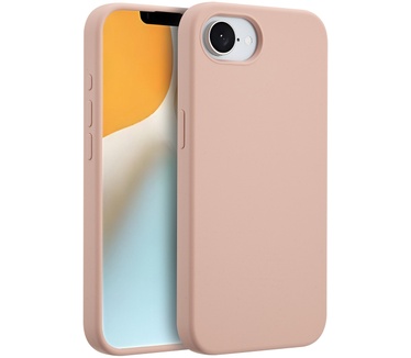 Accezz Liquid Silicone Backcover met MagSafe iPhone 16e - Roze