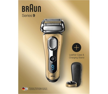 Braun Series 9 Elektrisch Scheerapparaat 9299s, Oplaadstandaard En Reisetui - Geschenkeditie Goud