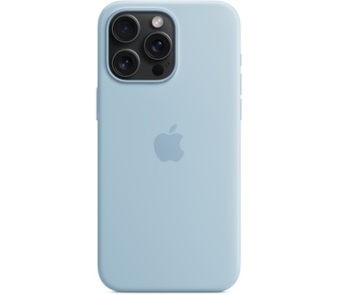 Apple Siliconenhoesje met MagSafe voor iPhone 15 Pro Max - Lichtblauw