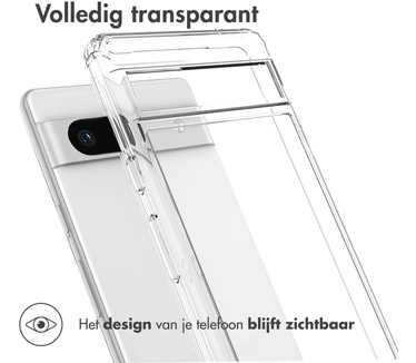 Accezz Xtreme Impact Backcover Google Pixel 8 - Transparant
