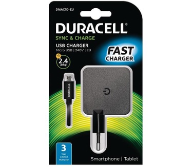 Duracell 2.4A Phone/Tablet Wall Charger