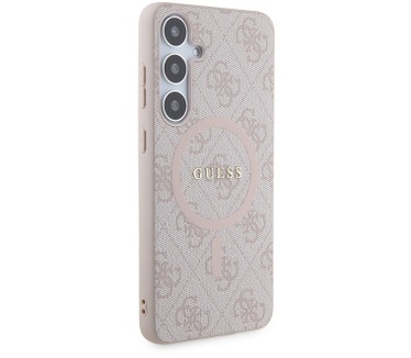 Guess 4G MagSafe Back Case - Samsung Galaxy S24 Plus (S926) Roze Roze