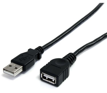 Startech.com 3 m USB 2.0 verlengkabel A to A zwart M/F