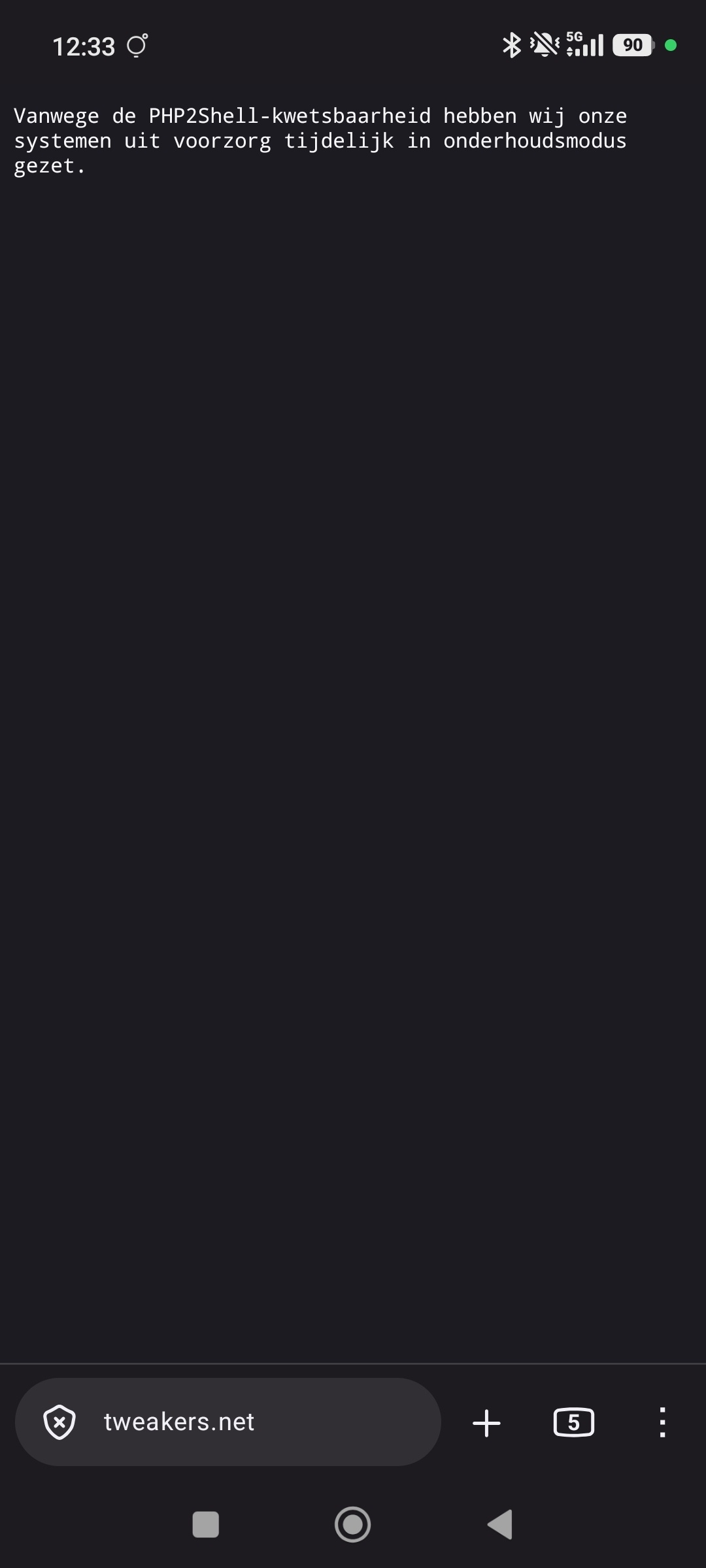 Tweakers offline vanwege PHP-lekken