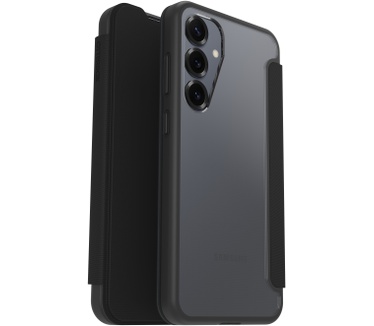 Otterbox React Folio Series voor Samsung Galaxy S25+, transparant/zwart - Geen retailverpakking