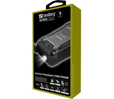 Sandberg Survivor Powerbank 27000 PD65W