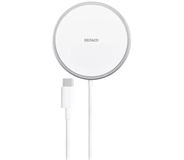 Deltaco MagSafe Draadloze Autolader Wit