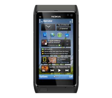 Nokia N8 Touch-navigatie Zwart