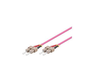 Microconnect 0.5m SC/UPC-SC/UPC OM4 Multimode LSZH