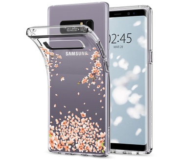 Spigen Samsung Galaxy Note 8 Hoesje Liquid Crystal Blossom  Transparant