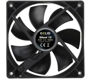 Gelid Solutions Silent 12 - Black, 120mm