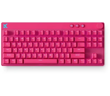 MCHOSE Mix 87 Hall Effect Magnetic Switch Gaming Keyboard Rose Red