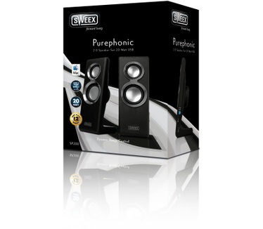 Sweex SP200 2.0 Speaker Set Purephonic