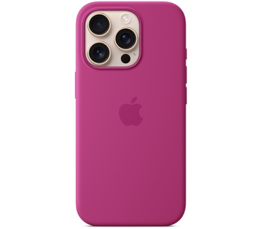 Apple Siliconen Back Cover met MagSafe - iPhone 16 Pro (iPhone 16 Pro) Roze