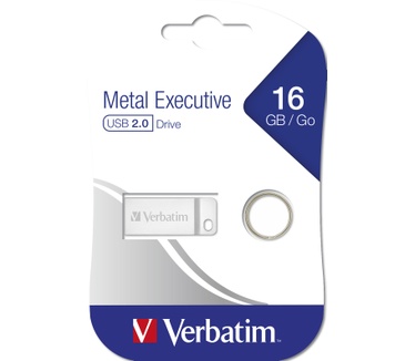 Verbatim Metal Executive USB 2.0 16GB Zilver