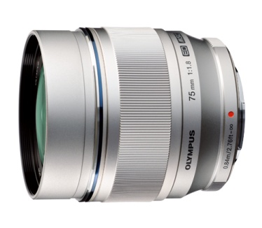Olympus M.Zuiko Digital ED 75mm F1.8 Zilver