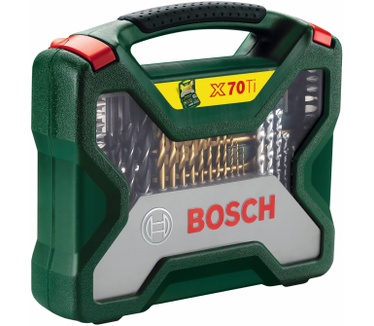 Bosch 70-delige X-Line titanium boren- en schroefbitset