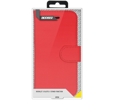 Accezz Wallet Softcase Bookcase Samsung Galaxy A72 - Rood