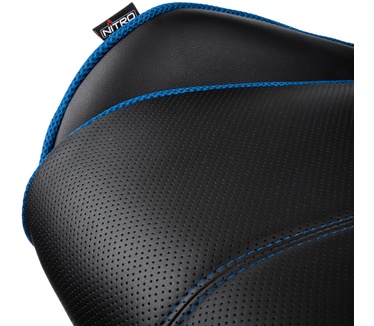 Nitro Concepts E200 Race Gaming Chair Zwart/Blauw