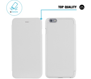 BeHello iPhone 6 Plus / 6S Plus Book Case White