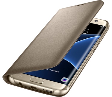 Samsung Galaxy S7 edge Led View Cover (Galaxy S7 edge) Goud