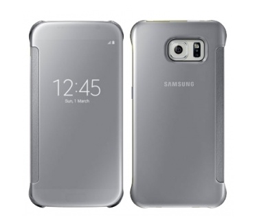 Samsung Clear View Cover Galaxy S6 - EF-ZG920BS - Silver