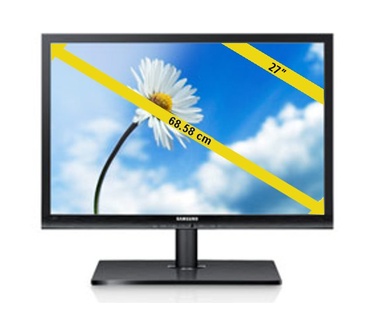 Samsung Syncmaster LS27A650DSW Zwart