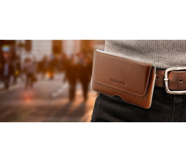 Mobiparts Excellent Belt Case Size 3XL Oaked Cognac