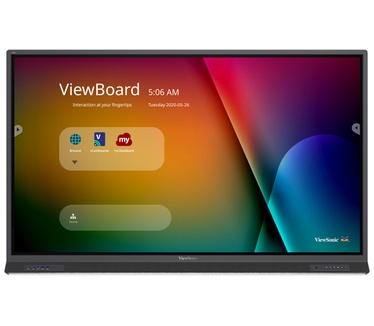 ViewSonic ViewBoard 52serie touchscreen 75in UHD Android 9.0 IR 350 nits USB-C DP 2x15W sub 15W array mic