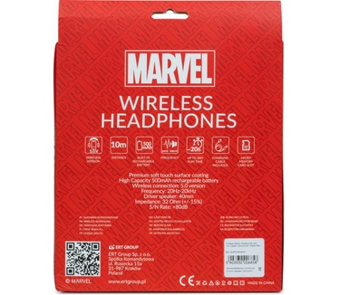 ERT - Bluetooth draadloze koptelefoon - Over-ear - Marvel Captain America