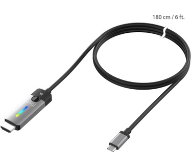 j5create JCC157-N USB-C® naar HDMI™ 2.1 8K-kabel