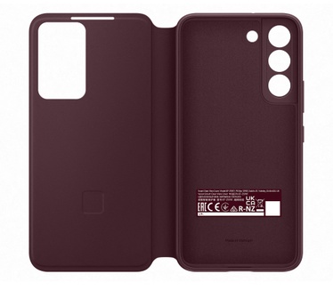 Samsung Galaxy S22 Smart Clear-View Cover Rood