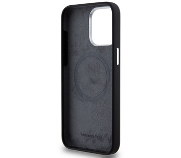 Mercedes-Benz Silicone Stripes Case - iPhone 15 Pro (6.1") Zwart Zwart