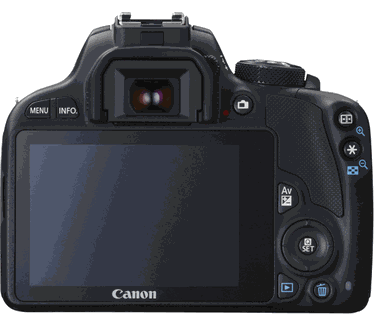 Canon EOS 100D + EF-S 18-55mm f/3.5-5.6 IS STM + EF-S 55-250mm f/4-5.6 IS II Zwart
