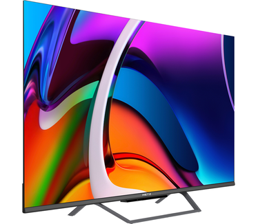 Metz QLED TV + MQE7600 4K UHD 43 inch Smart TV met Google TV anti-reflecterend mat display Dolby Vision Dolby Atmos HDR Wi-FI (2024 model, zwart)