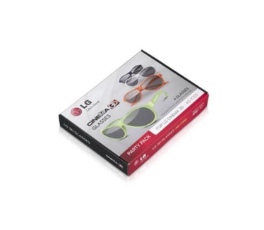 LG LG AG-F315 CINEMA 3D Party Pack 4 brillen