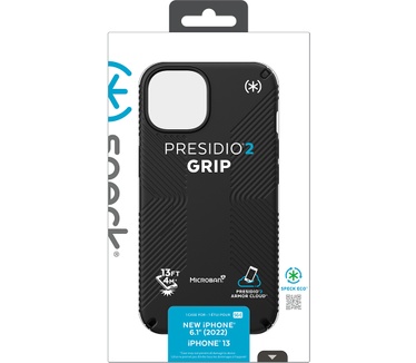 Speck Presidio2 Grip Apple iPhone 14 Black - with Microban