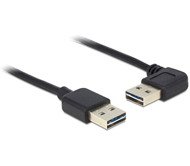 Delock 1m USB 2.0 A m/m 90°