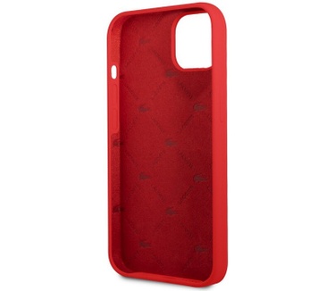 Lacoste Silicone Back Case - Apple iPhone 13 (6.1") - Rood Rood