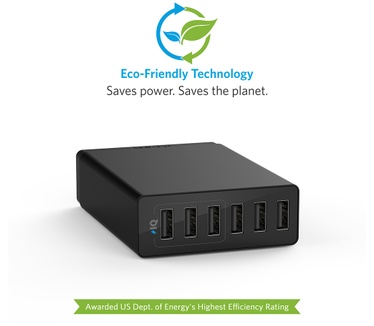 Anker PowerPort 6 Lite EU Black