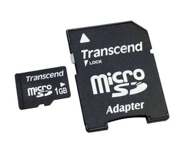 Transcend 1GB microSD Card