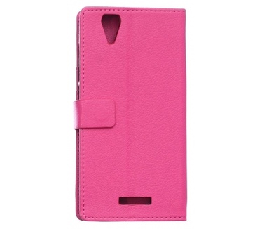 Kees Lederlook Portemonnee Hoesje Acer Liquid Z630 - Roze