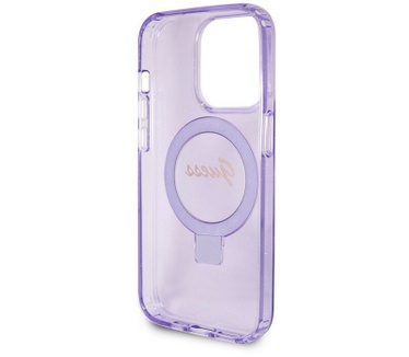 Guess Ring MagSafe Back Case - iPhone 15 Pro Max (6.7") - Paars Paars
