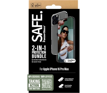 PanzerGlass SAFE. by PanzerGlass® 2-in-1 Protection Bundle iPhone 16 Pro Max